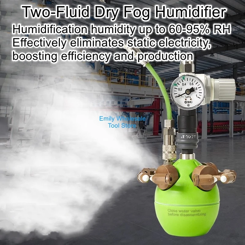 

Dry Fog Humidifier for Anti-Static Dust Suppression in Electronic Textile Printing Workshops Industrial Aerosol Humidifier