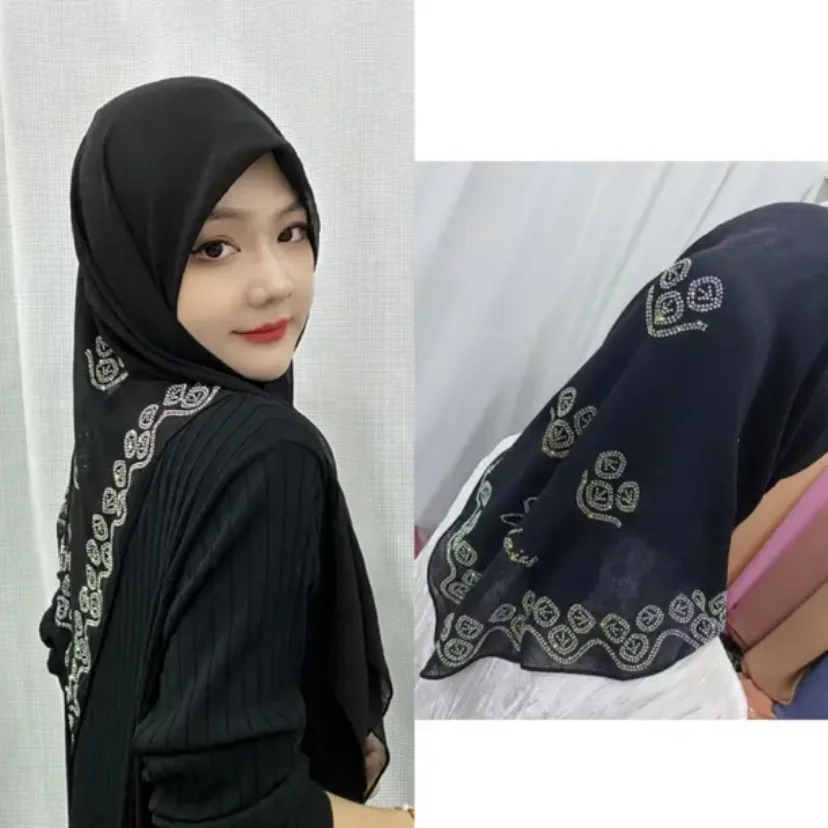 

Блестящие шарфы Shayla Moslem Malaysia Lady Cover Hijab