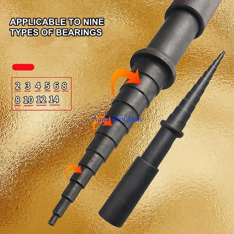 31GJ All Purpose Bearing Puller and Press Tool Alloy Construction for Long Lastingly Performances Ergonomic Nonslip Handle