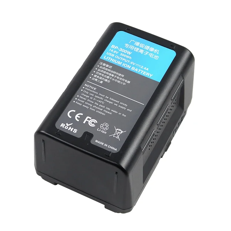 

Сменный аккумулятор 14,4 В 21000 мАч BP-300W BP-190WS BP-95WS 300 Втч с V-образным креплением и V-образным замком для видеокамеры