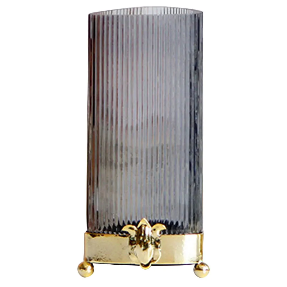 

Decorative Glass Vase Unique Flower Vase Home Office Living Room Bedroom Restroom Dining Kitchen Glass Vases for Flowers