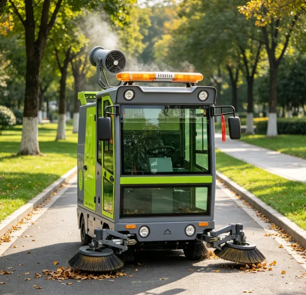 High Quality Ride-On Self-Propelled Battery Electric Floor Sweeper Machine for Commercial Outdoor Road Cleaning
