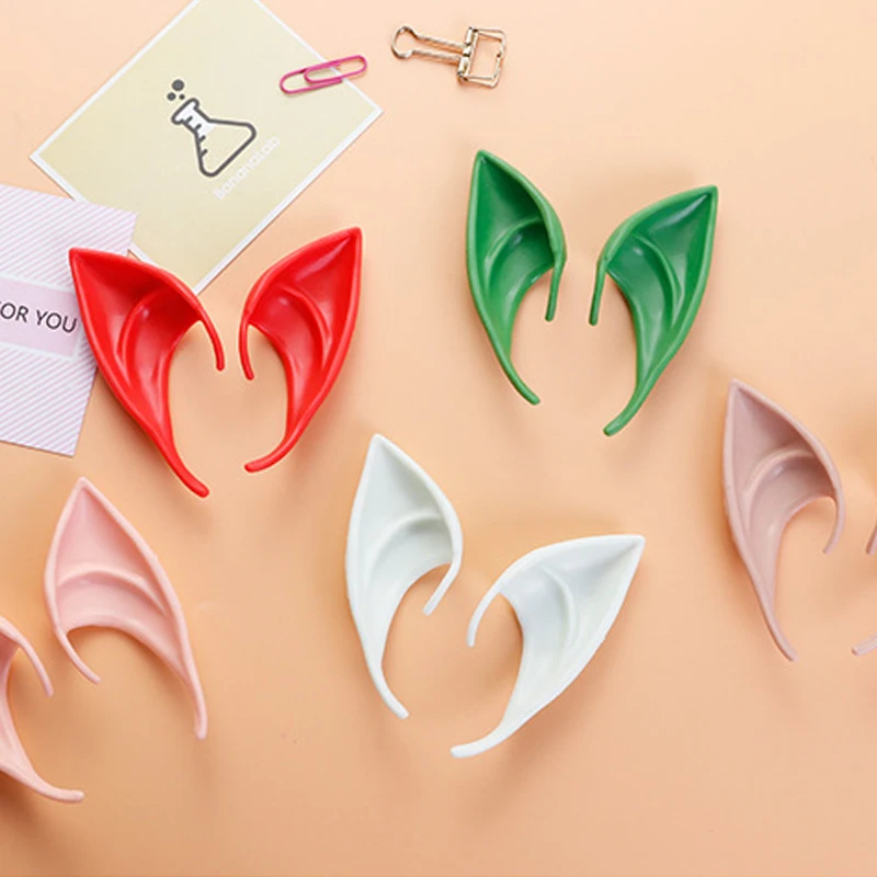 1 Pairs Elf Oren Tips Anime Party Dress Up Kostuum Maskerade Accessoires Halloween Elven Vampire Fairy Oren Voor Partij Cosplay