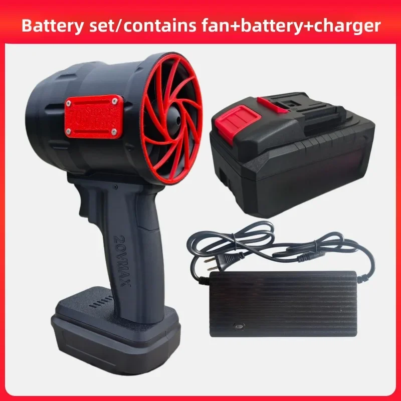 70mm Triple-Head Brushless Handheld Turbo Blower, Portable Air Duster for Car Drying, Snow Removal, Outdoor & Household Use