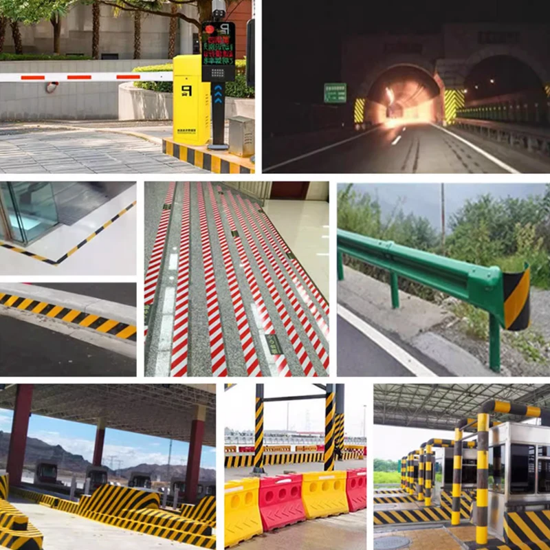 10 سنتيمتر x 1/3 متر حك عاكس شريط مقاوم للماء اليسار أو اليمين عاكس ذاتية اللصق تحذير السلامة ملصق واضح ملصق شاحنة #4