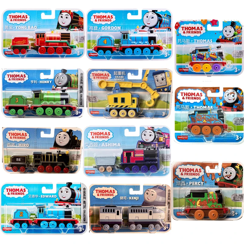 Véritable Thomas & Friends Train métal moulé sous pression Locomotive Edward Henry Ashima Bruno Kenji Trackmaster garçons jouets modèles de Collection