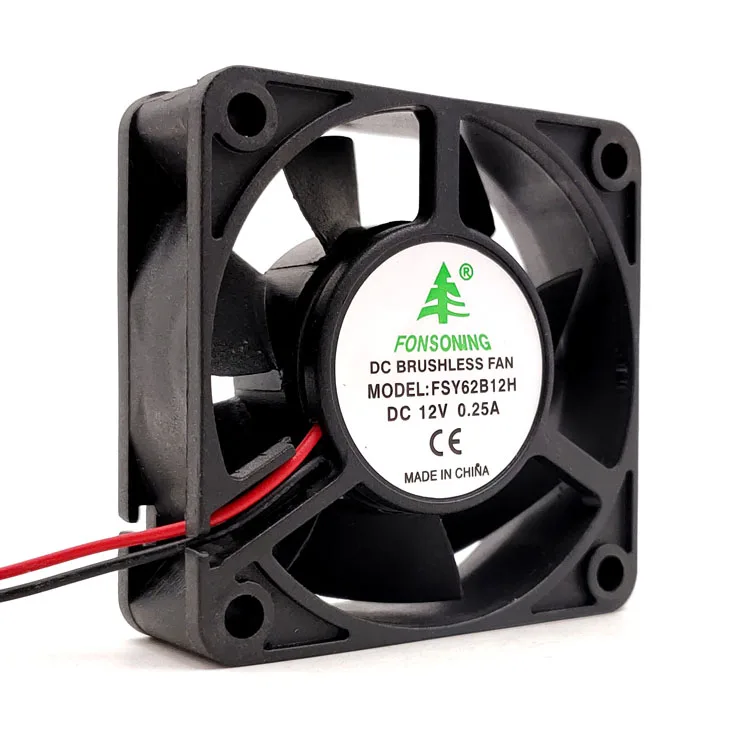 FONSONING 6020 12V 0.25A FSY62B12H 6cm Cooling Fan