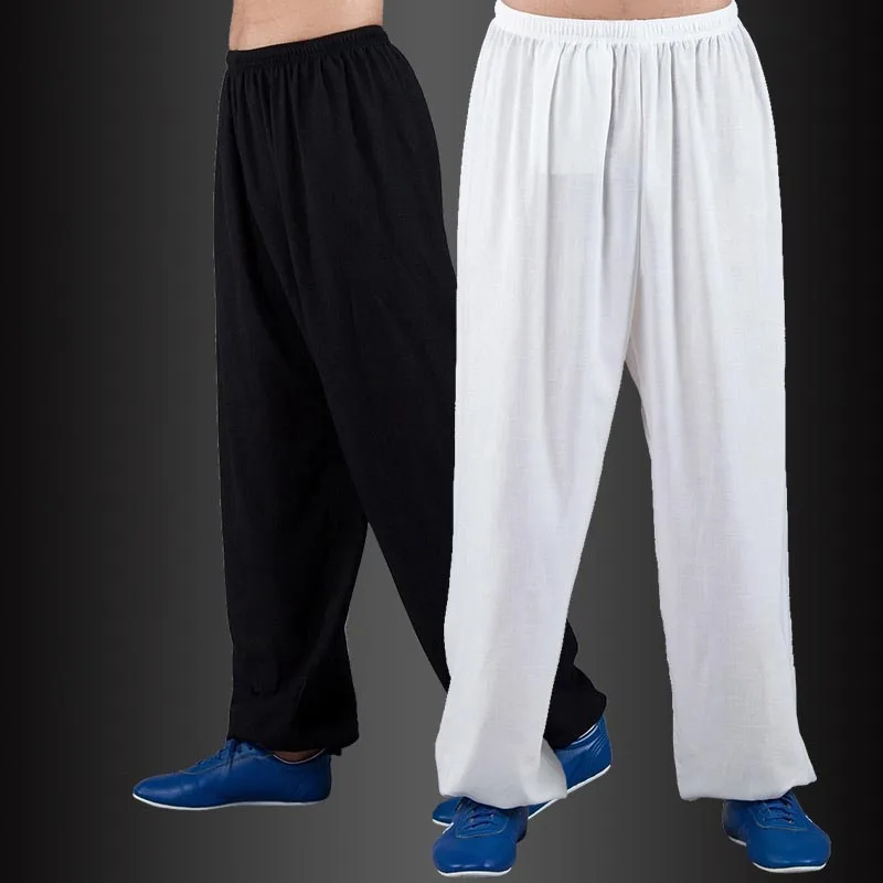 Martial Arts Training Pants Wu Shu Tai Chi Pants Bloomers Men Women Karate Judo Trousers Taekwondo Kung Fu Running Yoga Pants