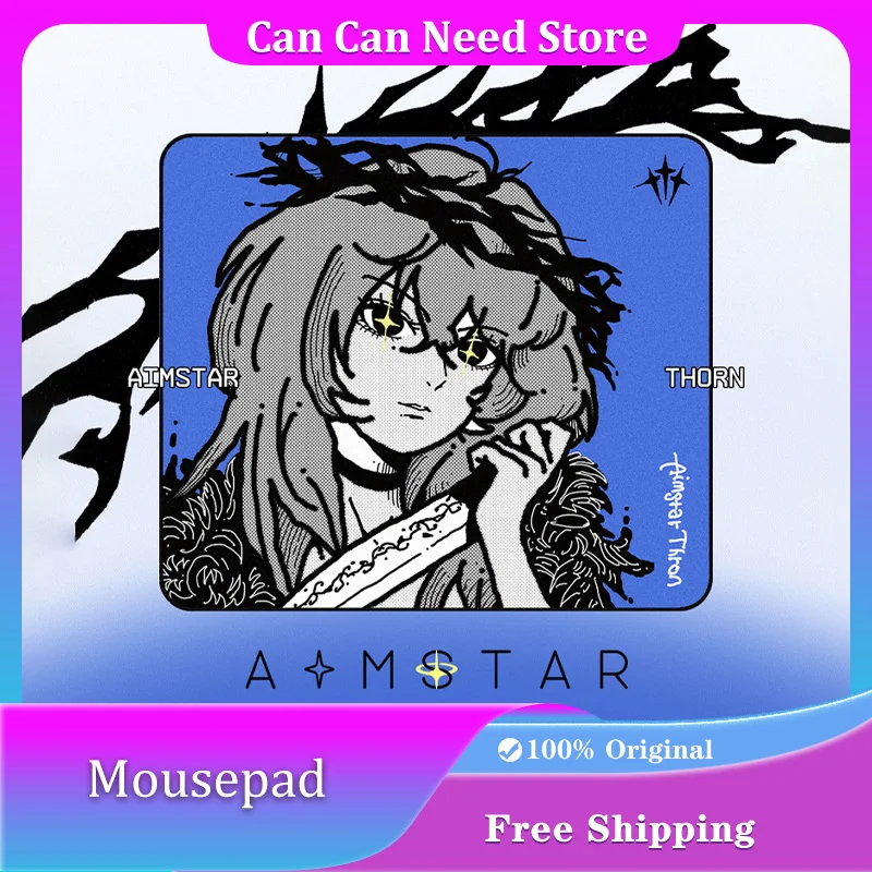 

AimStar Justice Mouse Pad Special Edition Soft Balanced Control Pad 4mm FPS E-Sports Gaming Mousepad PC Office Gaming Accessory