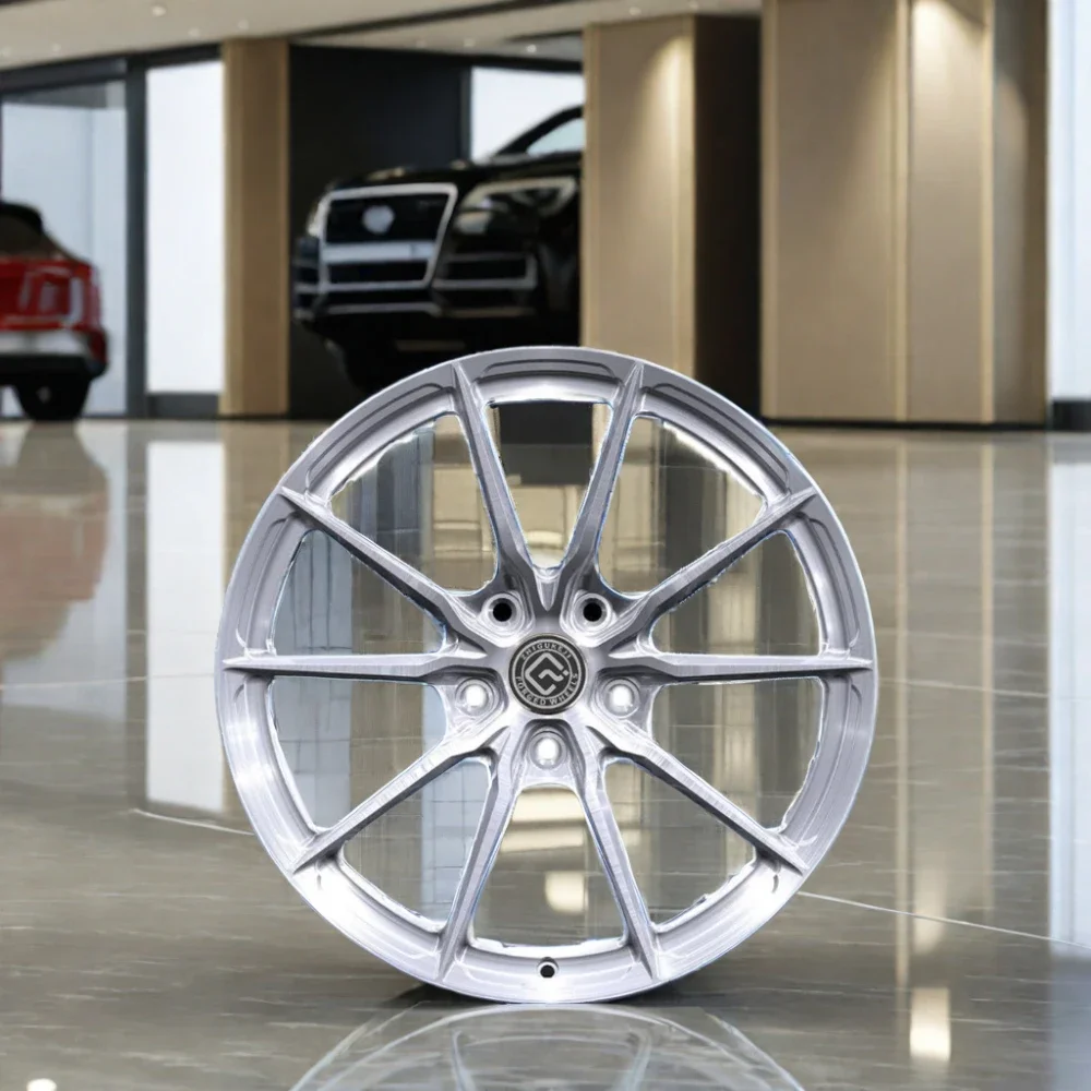 Custom 19 Inch Forged Alloy Wheel Rims 5x120 Polished 18-24 Series 40mm 25mm 50mm 10mm Spacers Compatible 115mm 120mm Vehicles