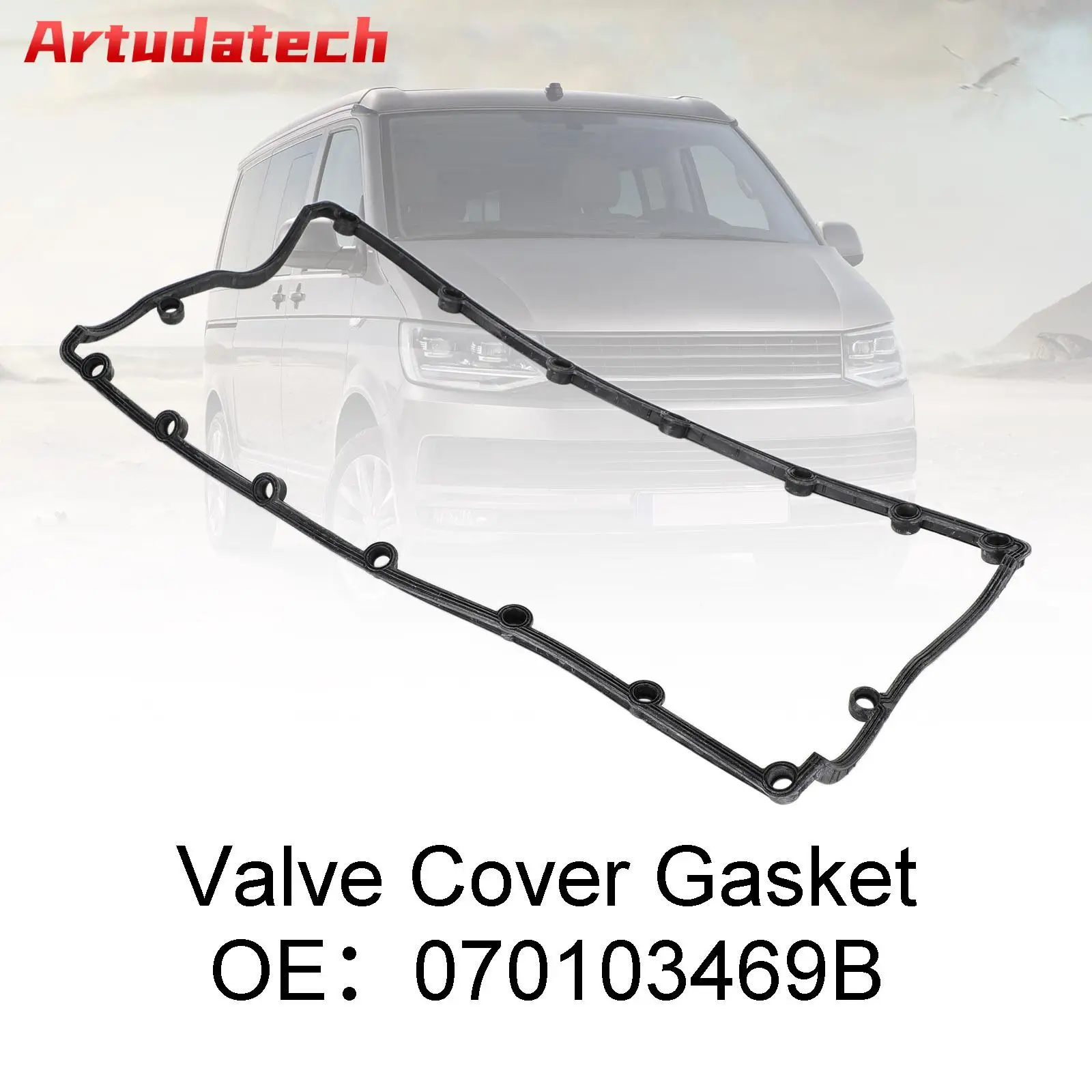 Artudatech Valve Cover Gasket for VW Touareg Multivan T5 Transporter T5 2.5 TDI 070103469B Car Accessories