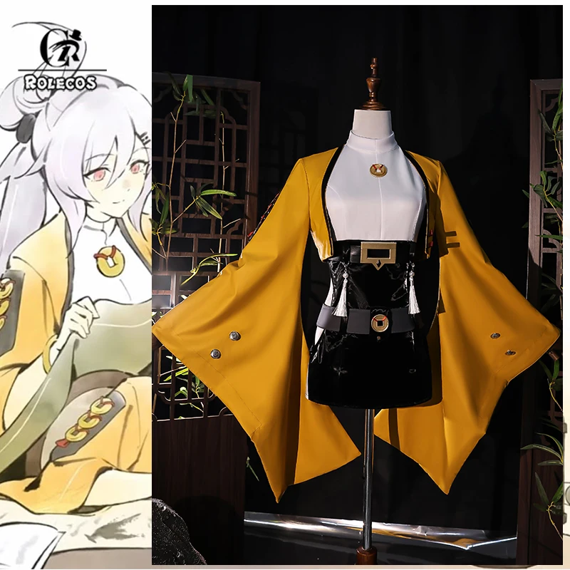 

ROLECOS Game Zenless Zone Zero Yijiang Cosplay Costume Yunkui Summit High Preceptor Yijiang Suit Women Halloween Party Outfit