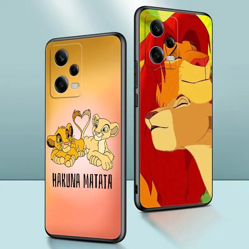 Soft Case For Xiaomi Redmi Note 13 12 Pro Plus 11 10 9 8 Pro 11S 13C 12C 10C Phone Case Back Cover The Lion King HAKUNA MATATA