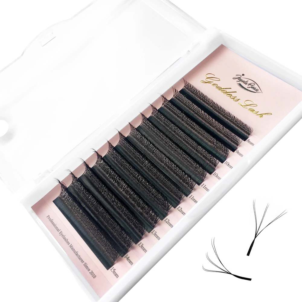 Goddess Double 3D/4DW Shaped Eyelash Extension 6DW 8D W Lashes Hand made Natural Soft Premade Volume Fans Makeup