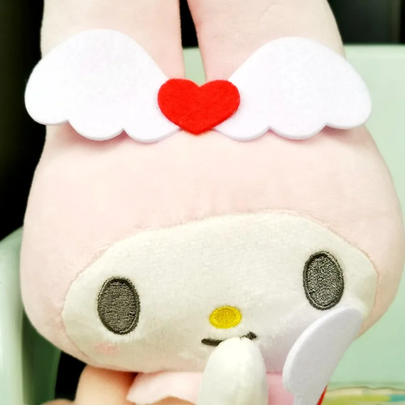 My Melody-peluches de animales de peluche para niños, muñeco suave de dibujos animados, regalo de cumpleaños de Anime, Original, auténtico, ángulo de 20cm