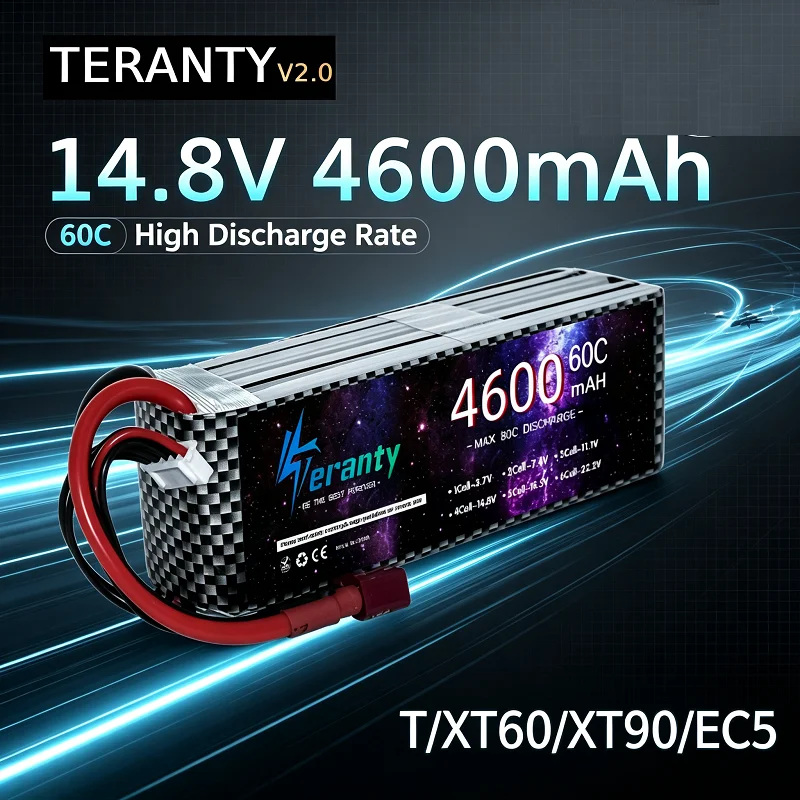 Lipo Battery 4S - Upgrade TERANTY V2.0 4600mAh 14.8V 4S