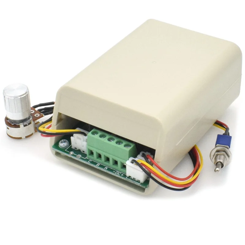 Bldc Three-Phase Brushless Motor Speed Controller Fan Drive Dc 5-36V 15A with Potentiometer Switch 12V 24V