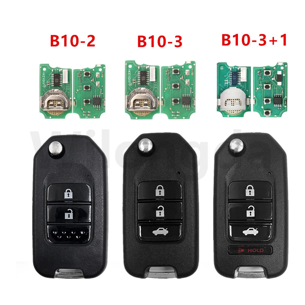 5pcs KD B10 universal keydiy  B10-2 B10-2+1 B10-3 B10-3+1 remote key control for KD900/KD-X2/mini KD for Honda style