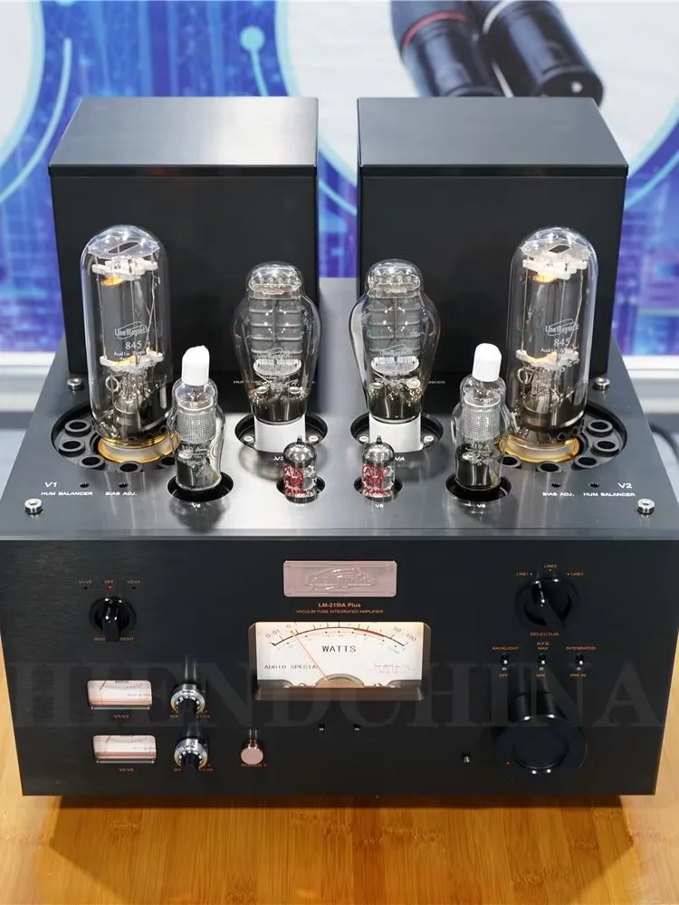 K-037 LineMagnetic LM-219IA Plus مضخم طاقة أنبوبي متكامل 300B دفع 845 فئة أ 24 واط * 2 وضع المضخم المسبق التبديل #1