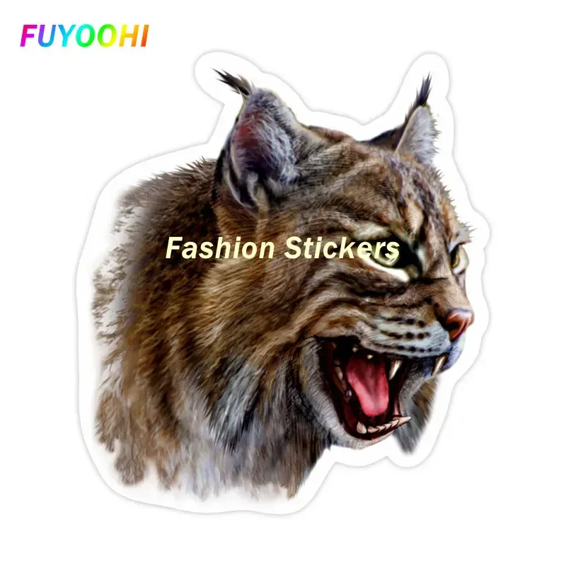 

FUYOOHI Play Stickers Self-adhesive Decal Iberian Lynx Car Sticker Waterproof Auto Decors on Bumper Rear Window Laptop