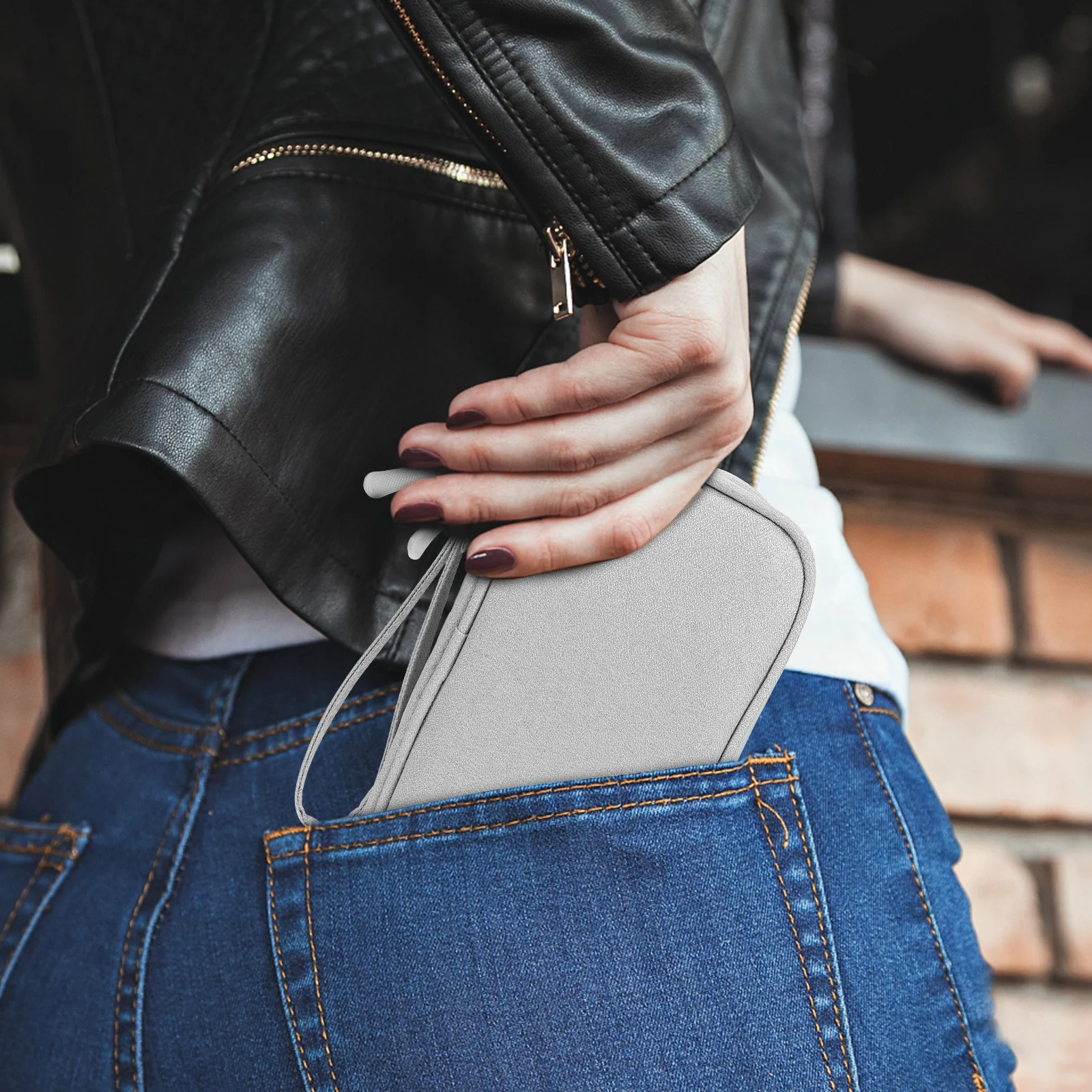 

Electronic Organizer Dual Layer Portable PU Storage Bag Cable Case Travel Accessories Pouch Large Capacity Outdoor Organizer