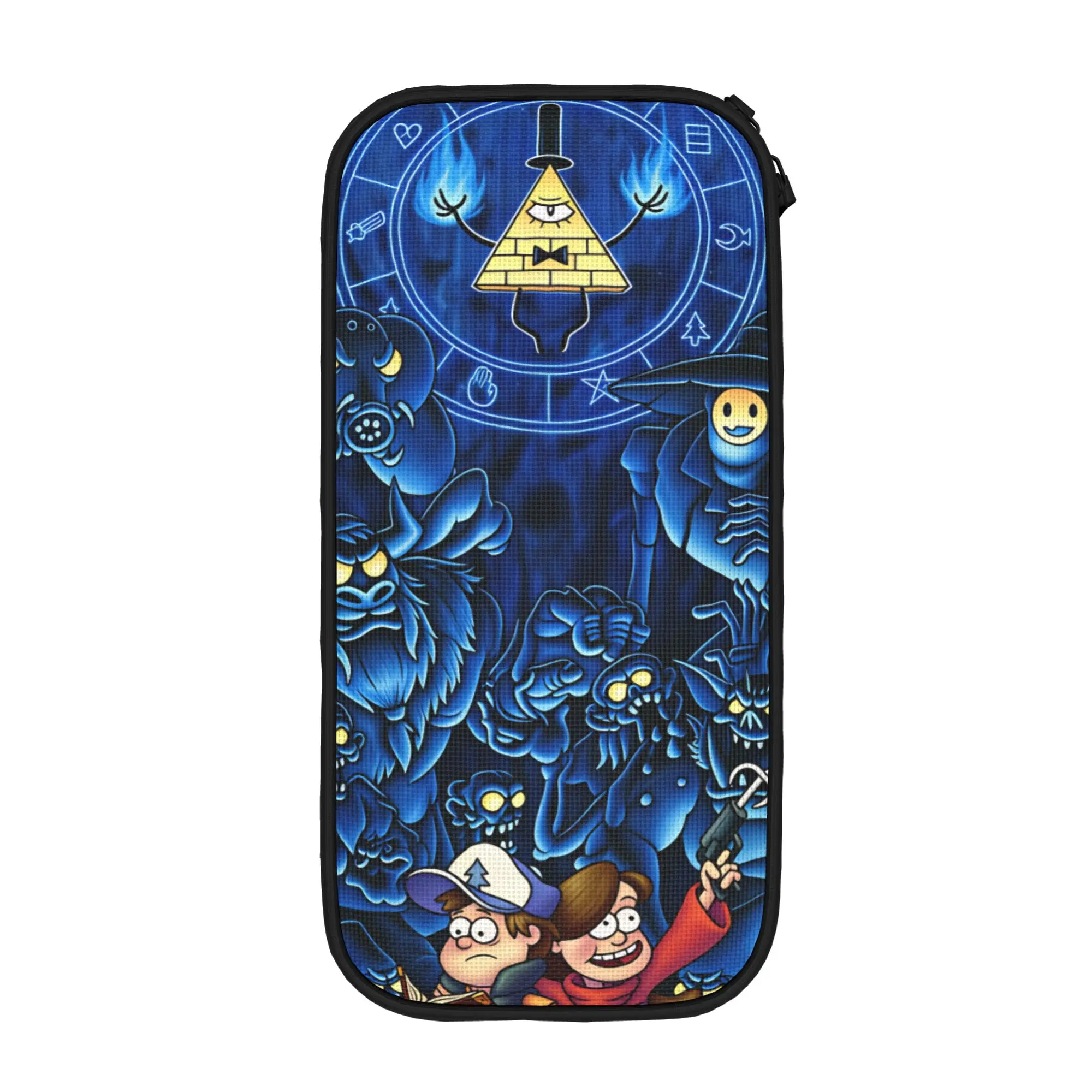 G-Gravity Falls Lunch Bag For Child Bill Cipher Print Lunch Box Leisure Office Cooler Bag Convenient Oxford Thermal Lunch Bags