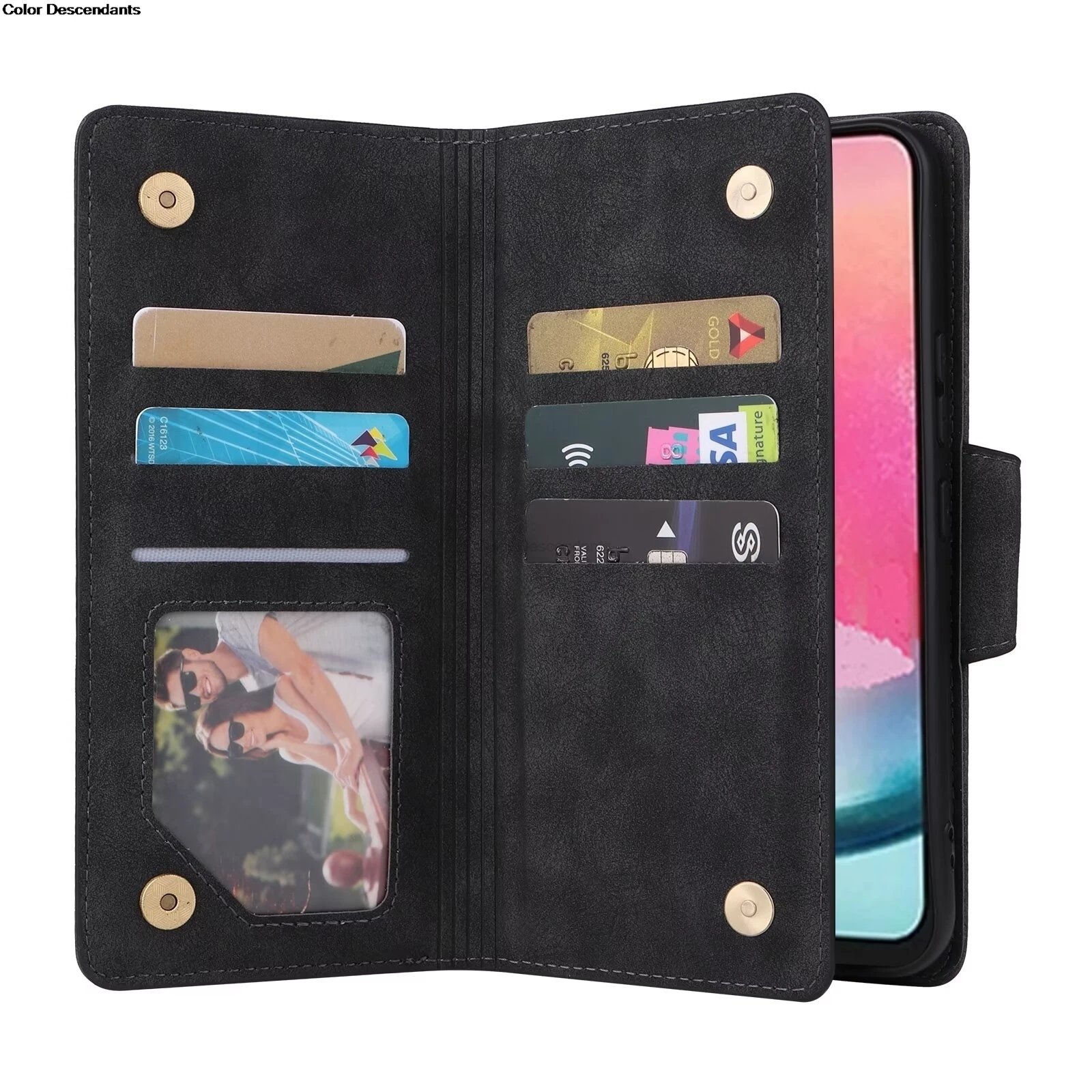 Fillet Leather Case Wallet Anti-fall Flip Phone Case For SAMSUNG GALAXY NOTE10 NOTE10 LITE NOTE10 PRO NOTE20 ULTRA NOTE9