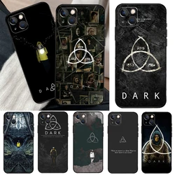 Dark TV Series Phone Case For iPhone 16 15 14 Pro Max Plus 12 11 13 Pro Max 12 Mini 13 Mini Cover