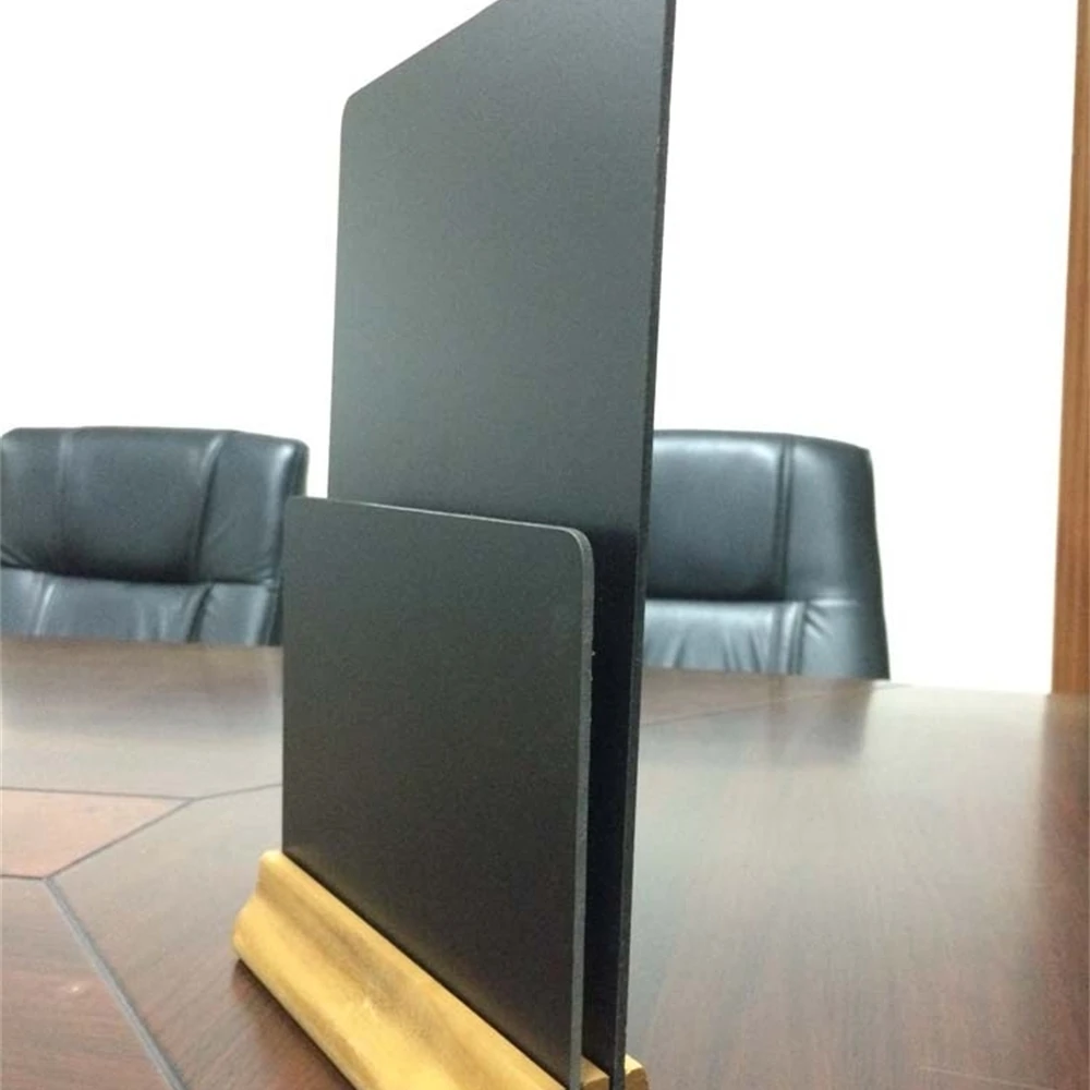 Multi-purpose Retro Table Card Countertop Desktop Small Blackboard Guide Display Rack Wood Double-layer Menu List Sign Holder