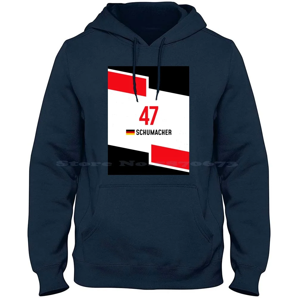 2022-#47 Schumacher 100% Cotton Hoodie 2022 Motorsport Cars Racing Driver Race Driver Mick Schumacher Germany