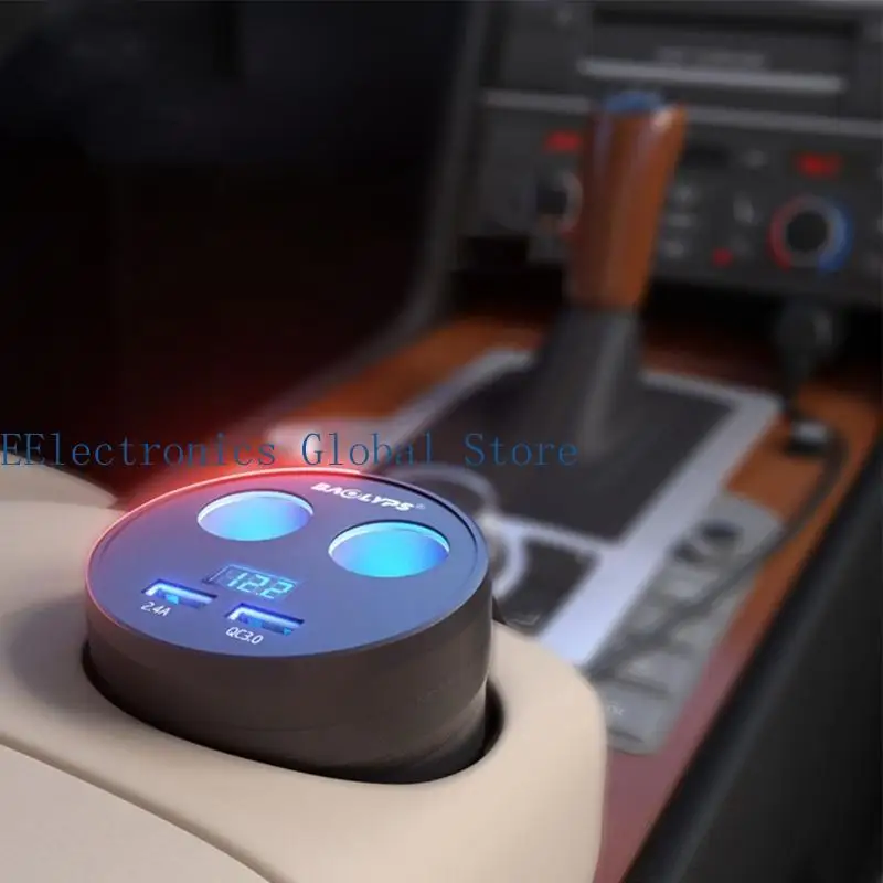 462B QC3.0 Double USB Charging Port Car Adapter for 12-24V Car Trucks SUVs