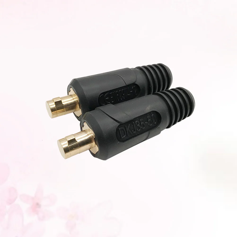 

2pc 35-50A Welding Soldering Quick Connector High Temperature Resistant Oil Proof Impact Resistant Plug For Welding Equipment
