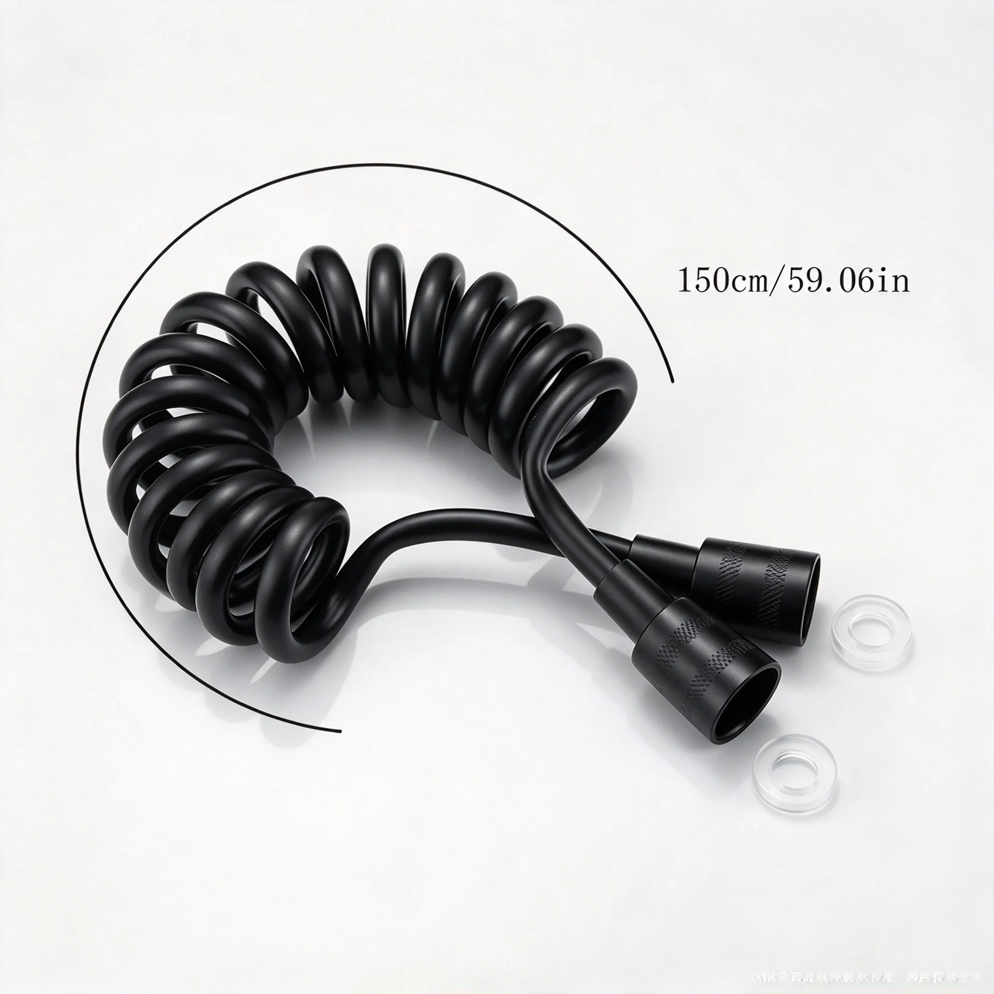 1Pc Spring Flexible Bidet Sprayer Hose Telephone Line Shower Hose Hot Cold Water G1/2 Replace Toilet Bidet Spray Gun Bathroom