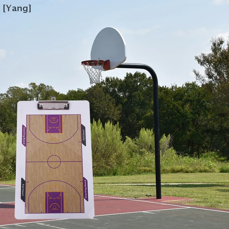 Basketball Coaching Boards Portable Basketball Training Coach Guidance Erasable Whiteboard Rewritable Referees Gear Tactic Board