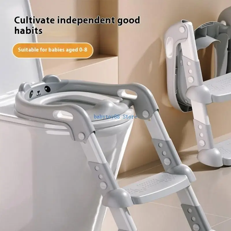 مقعد Y4UD قابل للإزالة لتدريب الأطفال على المرحاض، تصميم مريح لسلامة الحمام #2