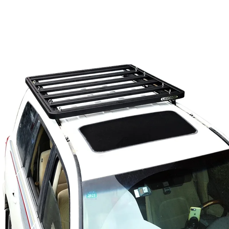 Off Road 4X4 Land Cruiser LC200 Short Roof Luggages Rack Crossbar Flat Car  Racks