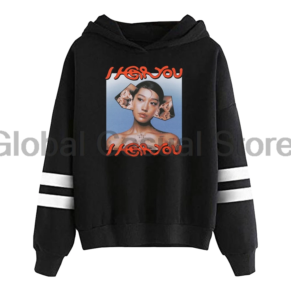 Peggy Gou I Hear You Hoodie 2024 World Tour Pocketless Parallel Bars Sleeve Streetwear Men Women Sweatshirt Hip Hop Clothes