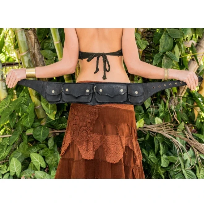 

Medieval Renaissance Leather Waist Bag Stage Play Cosplay Performance Props Small Bags Faionable Accory For Men And Women