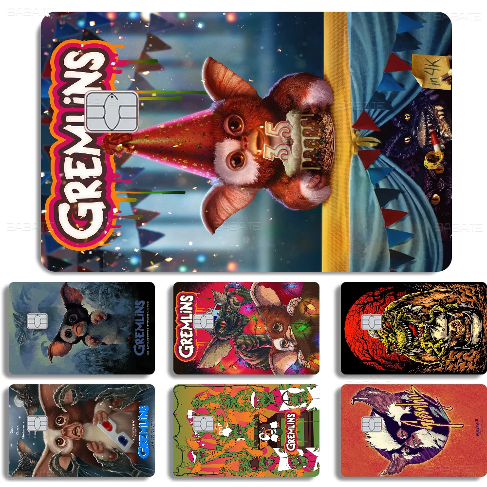 Gremlins Matte Film Cover Skin Sticker For Credit Card Bank Debit Bus Card