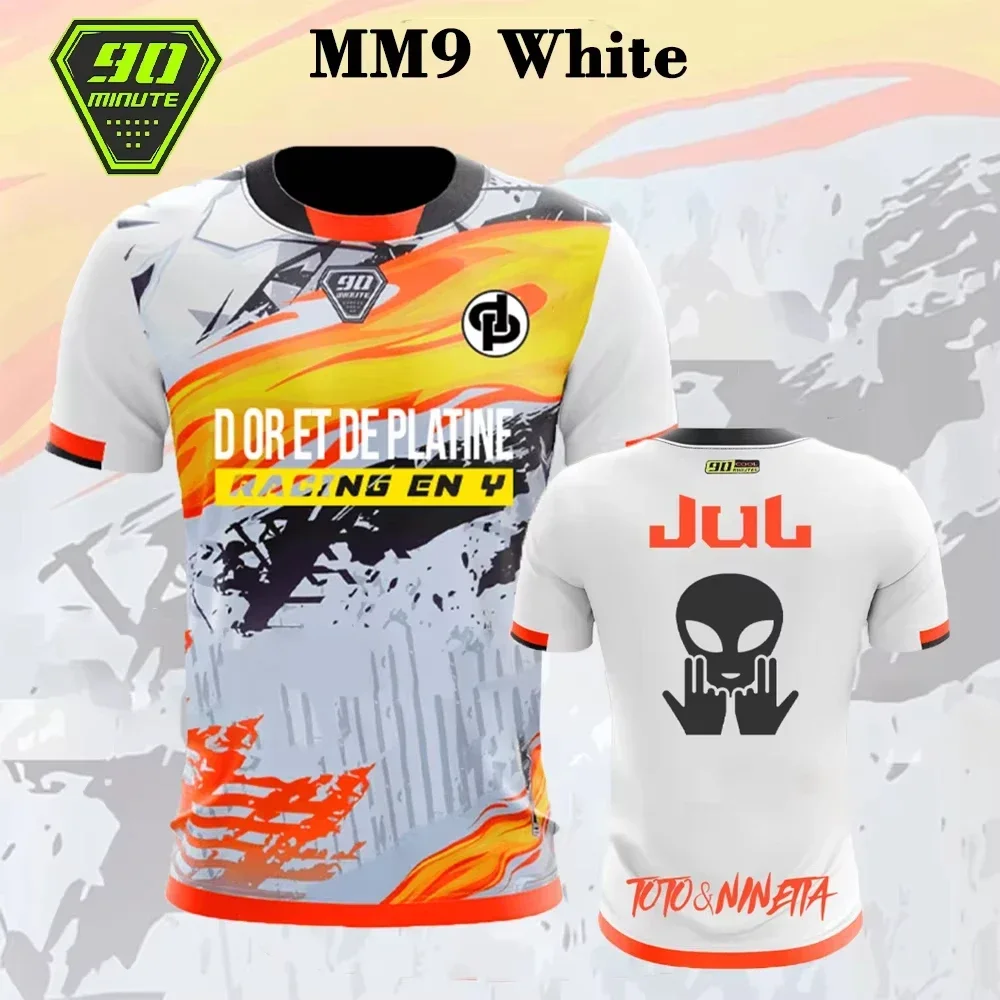 Julio - camisetas impresas en 3D de la serie de 90 minute para hombres y mujeres, nuevo traje de cursas de moda al aire libre #4