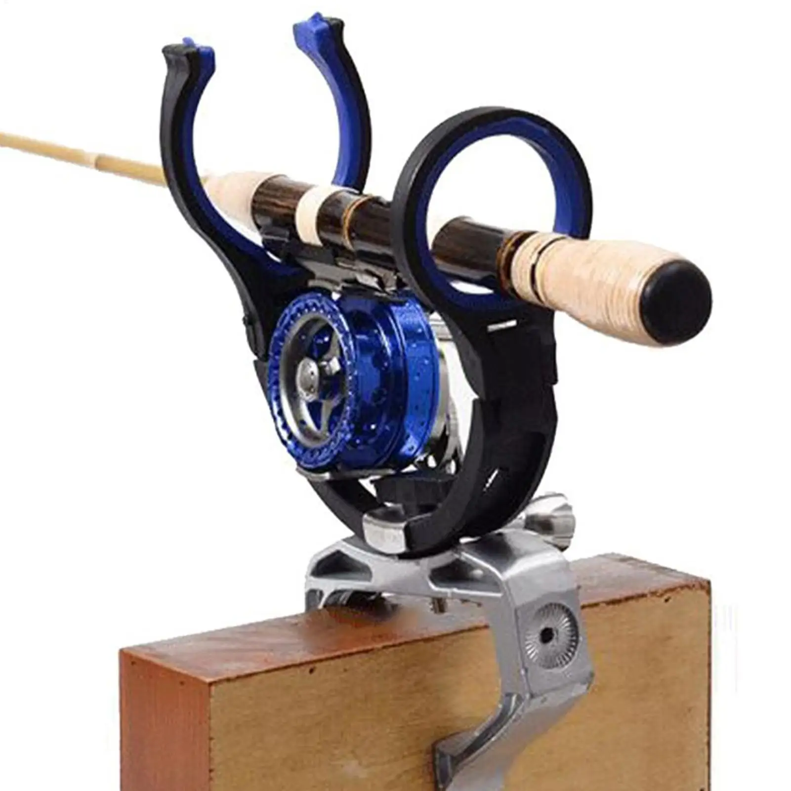 Kayak Fishing Rod Holder Adjustable Clamp Mount Rack For Stable Hands-Free Fishing Bass Trout In River Lake Saltwater Freshwater