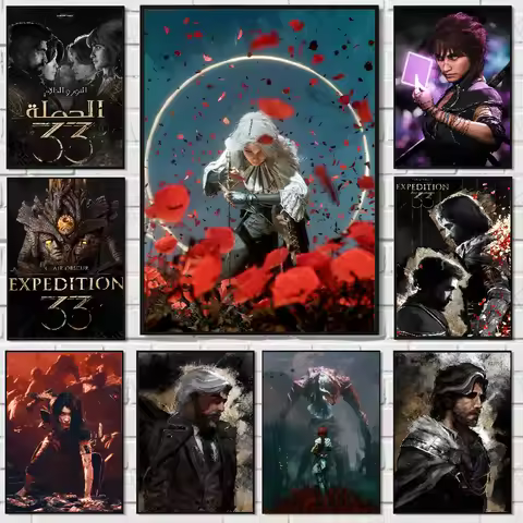 C-Clair O-Obscur E-Expedition 33 Poster High Quality Wall Art for Home Office Bedroom Living Room Hallway Bar Perfect Gift Idea