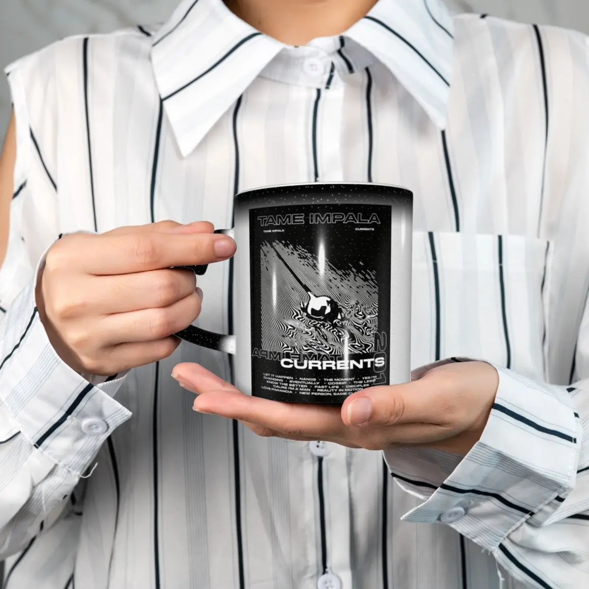 Tame Impala Pop Rock Band Graphic Mug Funny Ceramic Coffee Cups Tea Mugs Milk Cup Drinkware Gift for Woman Man