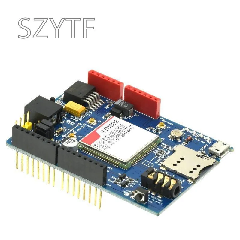 SIM808 GPRS/GSM GPS Shield 2 In 1 Shield GSM GPRS GPS Development Board SIM808 Module For Arduino