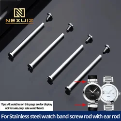 Connecting Rod For Omega DE VILLE 425.33 Bird's Nest Stainless Steel Watch Band Screw Rod Watch Accessories
