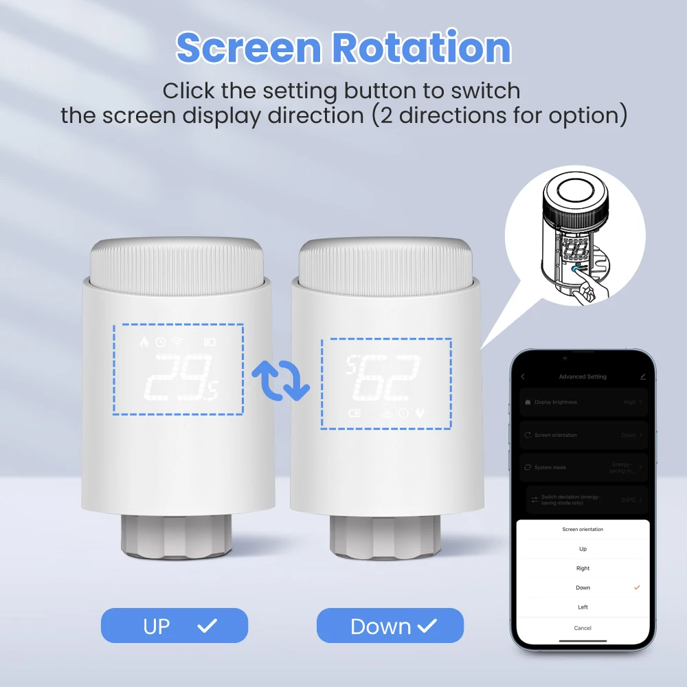 AVATTO ZigBee TRV Tuya Radiator Actuator Valve Smart Programmable Thermostat Temperature Heater Remote Control Alexa google Home