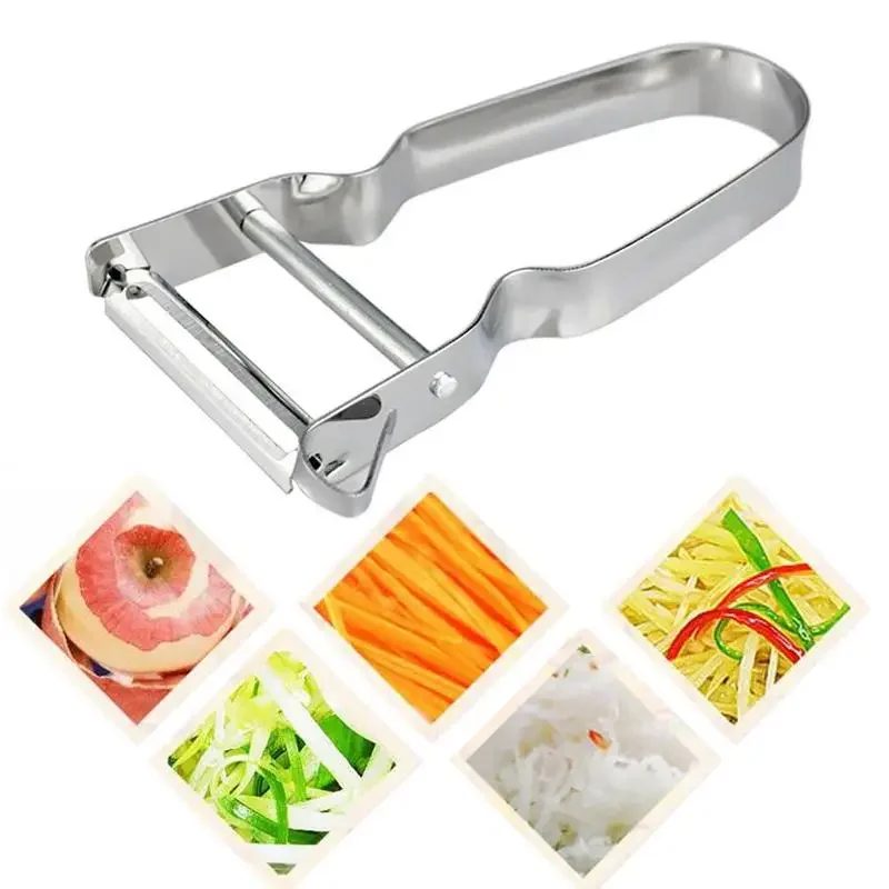 Steel Potatoes Carrots Turnips Peeler Rex with Slip Proof Handle Steel Peel Fruit Peelers & Zesters