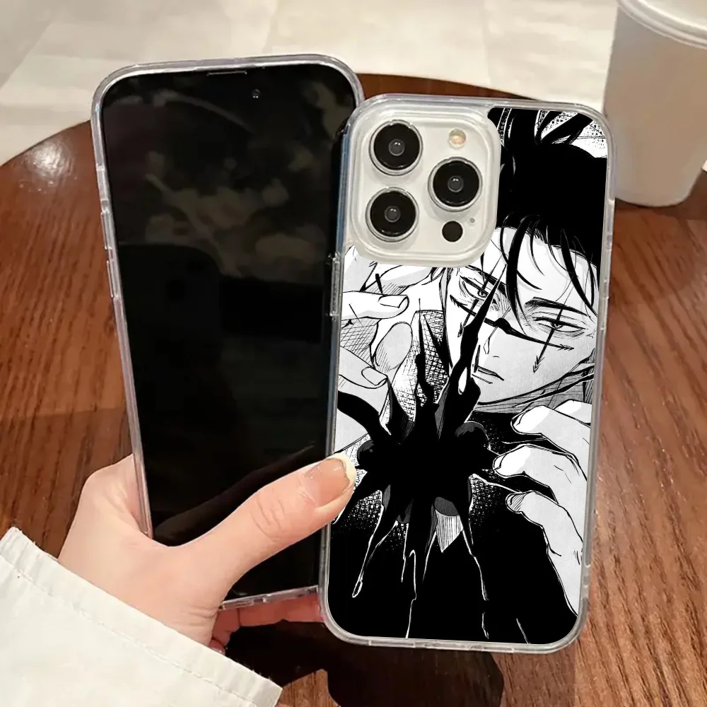 1PC Anime Choso Phone Case Magnetic for iPhone 16 14 13 11 12 15 Pro Max X XR XS Plus SE Soft Clear Tpu Cover