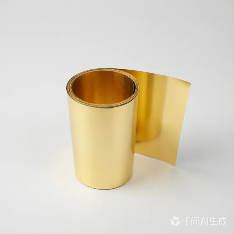 1PCS 0.1-0.5mm Brass Foil Strip, 10-50mm x 1000mm Thin Metal Sheet, Customizable Length/Width for DIY