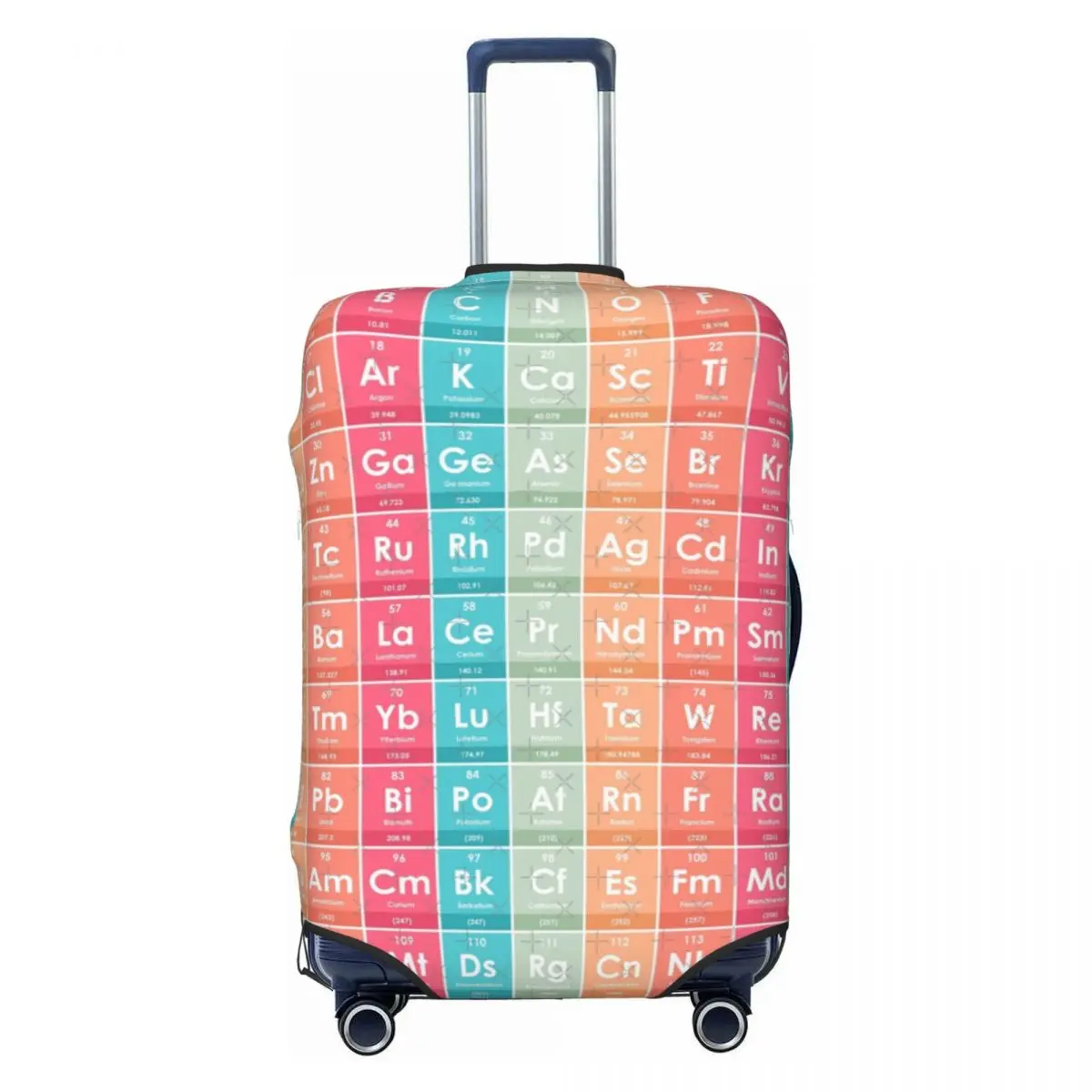 Elements Of The Periodic Table Suitcase Cover Science Chemistry Business Flight Fun Luggage Case Protection